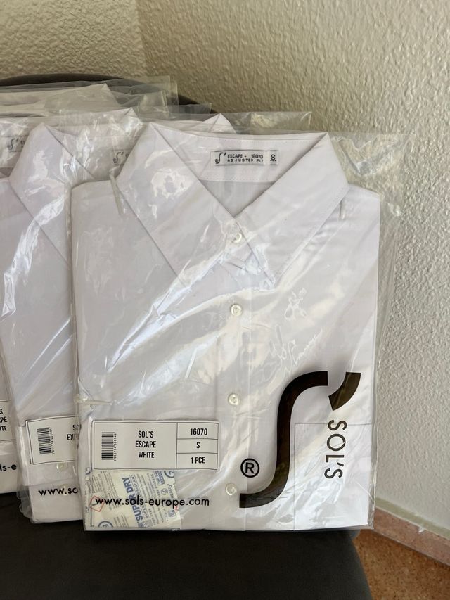 Camisas básicas blancas mujer S