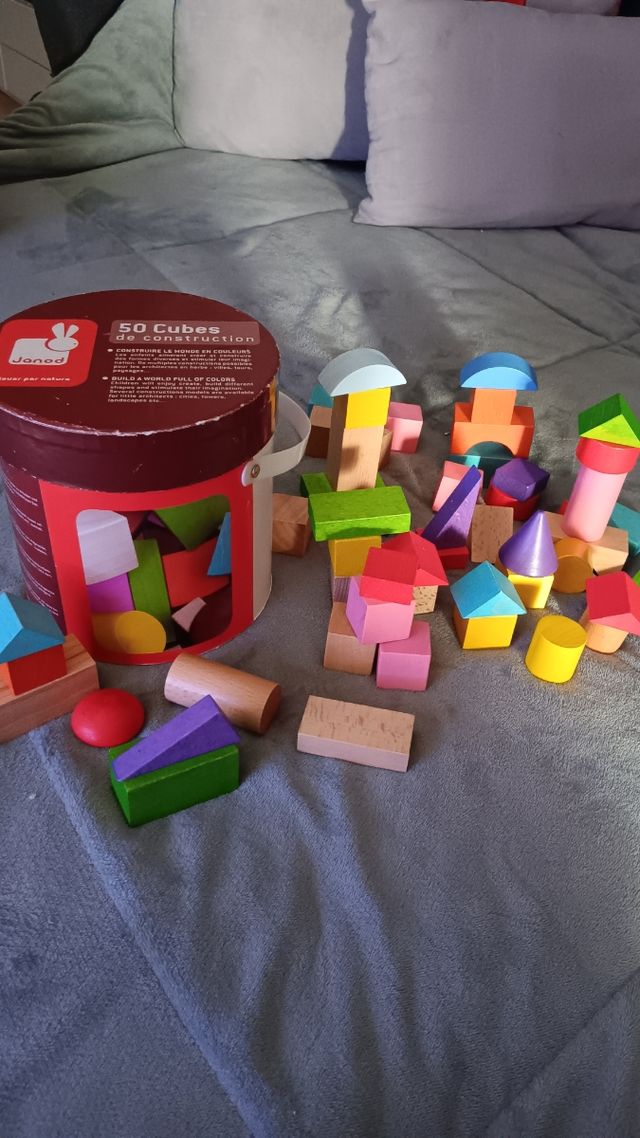 JANOD 50 piezas madera