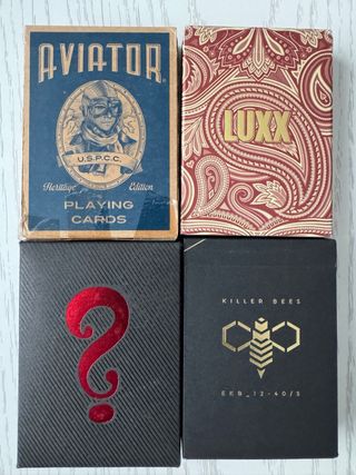 Set 4 Mazzi Carte da Poker Cardistry