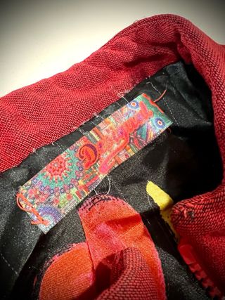 Chaqueta Desigual Roja Larga T 36