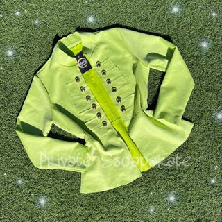 CHAQUETA DE ANTELINA VERDE LIMA