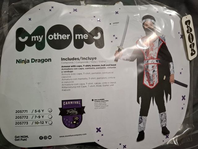 Disfraz Ninja Dragón