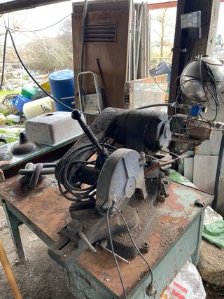 Sierra cortadora de hierro trifasica