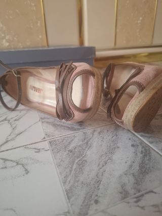 Zapatos de serraje de tacón