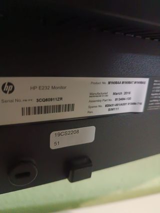 2 Monitores HP