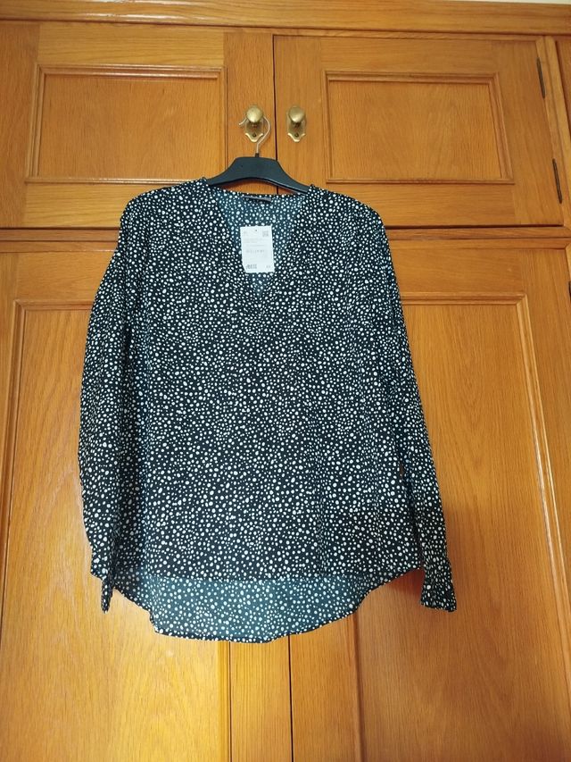 Camisa señora fina manga larga