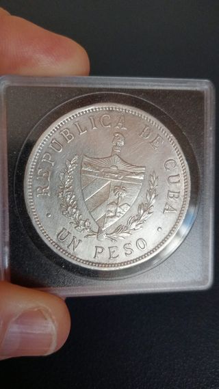 Moneda 1 Peso Cuba, Estrella, 1934