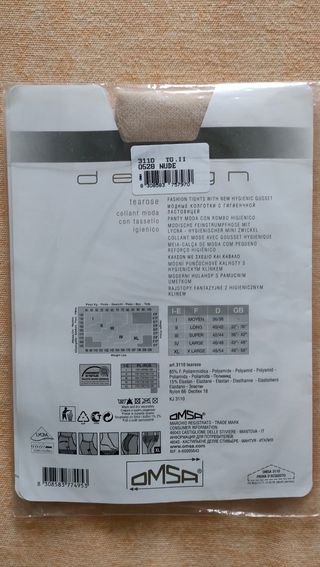 Collant Omsa 15 den tearose