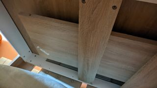 Mesa comedor madera roble beige