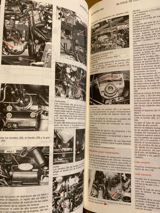 CITROEN XM Manual de taller de 1990