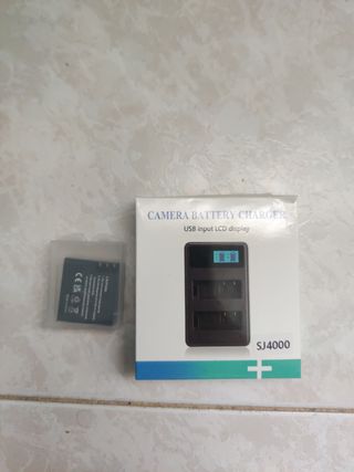 Cargador batería camaras
