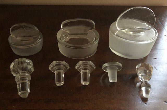 Tappi vintage in vetro