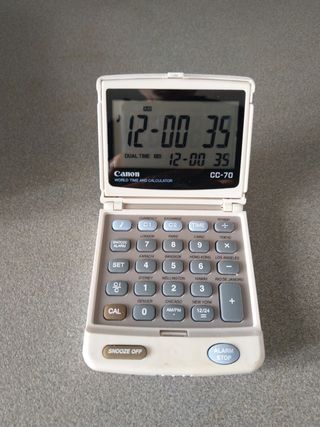 Despertador calculadora  