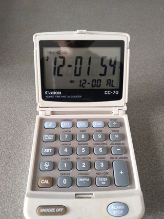 Despertador calculadora  