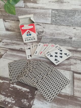 MAZZO CARTINE DA POKER MARCA STELLA VINTAGE