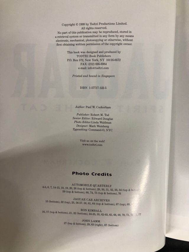 Jaguar / Paul W. Cockerham / Spirit of the cat