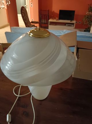 Lampada in vetro di murano 