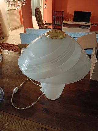 Lampada in vetro di murano 