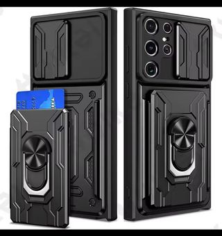 2 Fundas S24 Ultra y Cristal templado abtiespia