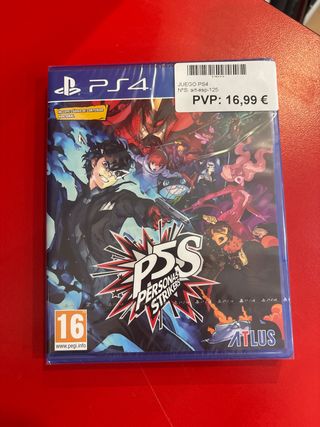 Persona 5 strikers ps4 nuevo
