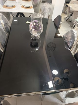 OFERTA MESA DE VANGUARDIA + 6 SILLAS NUEVAS