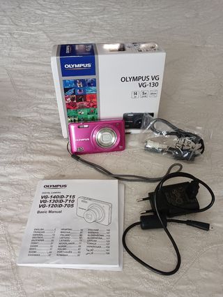 Cámara de fotos digital con caja