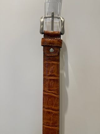 Cintura cuoio 110 cm accorciabile