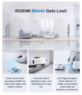 Roidmi EVA robot aspirador fregado autolimpiante