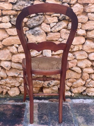Silla antigua madera