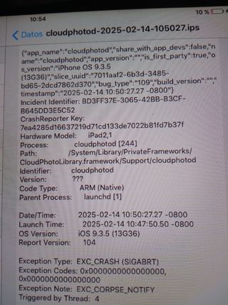 Ipad 2.1 con teclado externo
