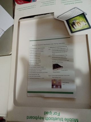 Ipad 2.1 con teclado externo
