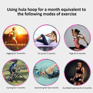Oferta x3 Hoola desmontable de 8 secciones
