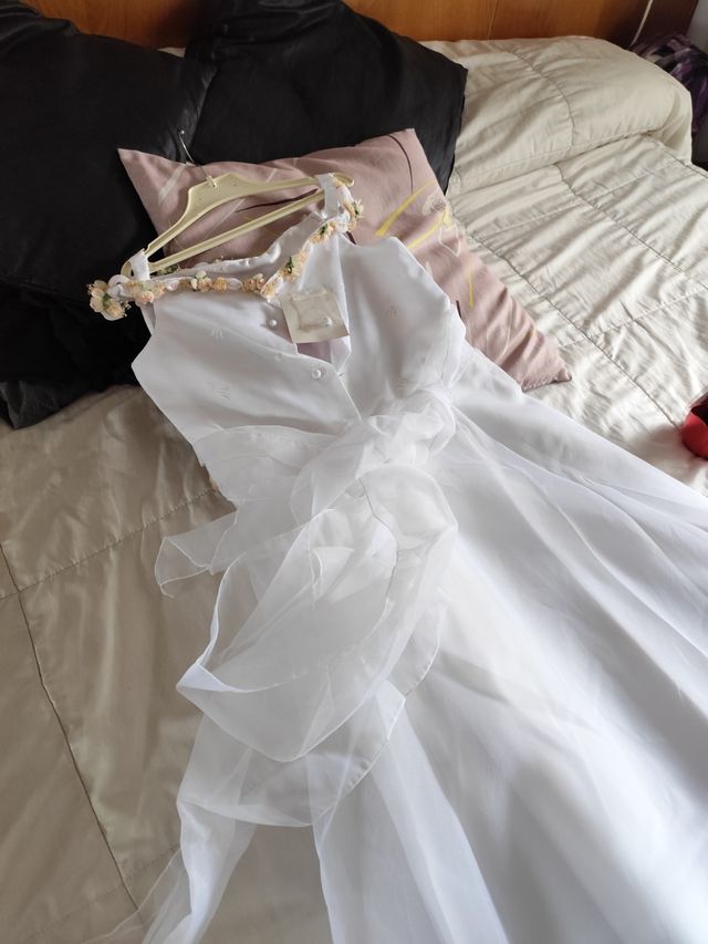 Bonito Vestido de Comunión,o Ceremonia, Nuevo Eti