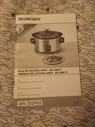 Crockpot de 3 litros con temporizador