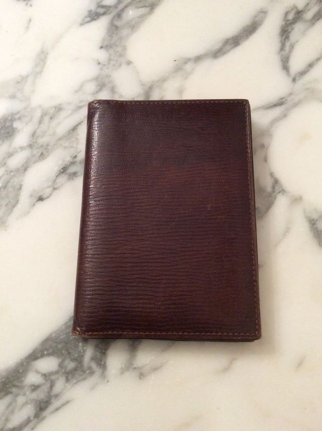 VINTAGE BILLETERA DE PIEL. HOMBRE