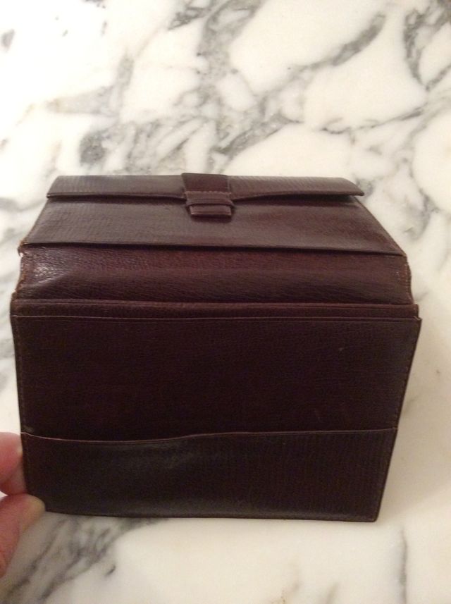 VINTAGE BILLETERA DE PIEL. HOMBRE