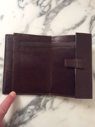 VINTAGE BILLETERA DE PIEL. HOMBRE