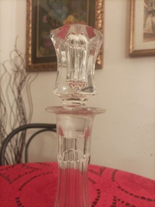 Bottiglia per liquori vintage in cristallo