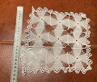 Paño pequeño de ganchillo