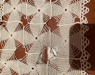 Paño pequeño de ganchillo