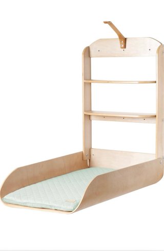 Cambiador para bebé de madera