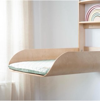 Cambiador para bebé de madera