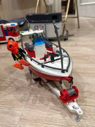 Camiones bomberos Playmobil