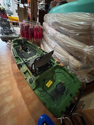 Kayak da pesca con pagaie da 250 cm