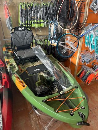 Kayak da pesca con pagaie da 250 cm