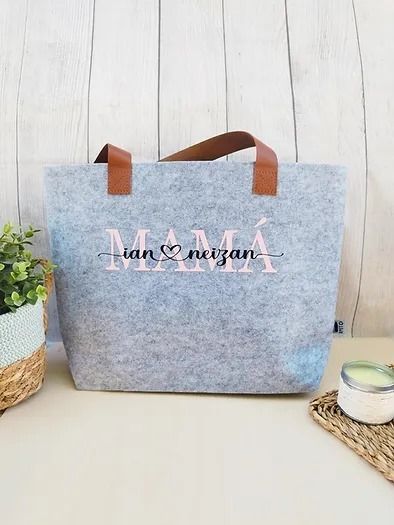 Bolso fieltro personalizado