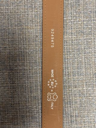 Cintura in cuoio 105 cm