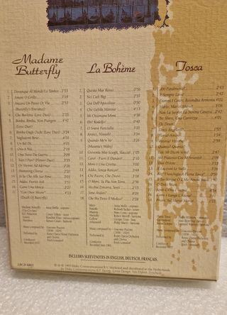 Puccini Il meglio delle Opere Italiane 3