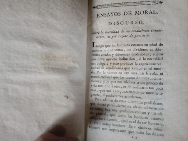 ENSAYOS MORAL MONSIEUR NICOLE TOMO II AÑO 1800