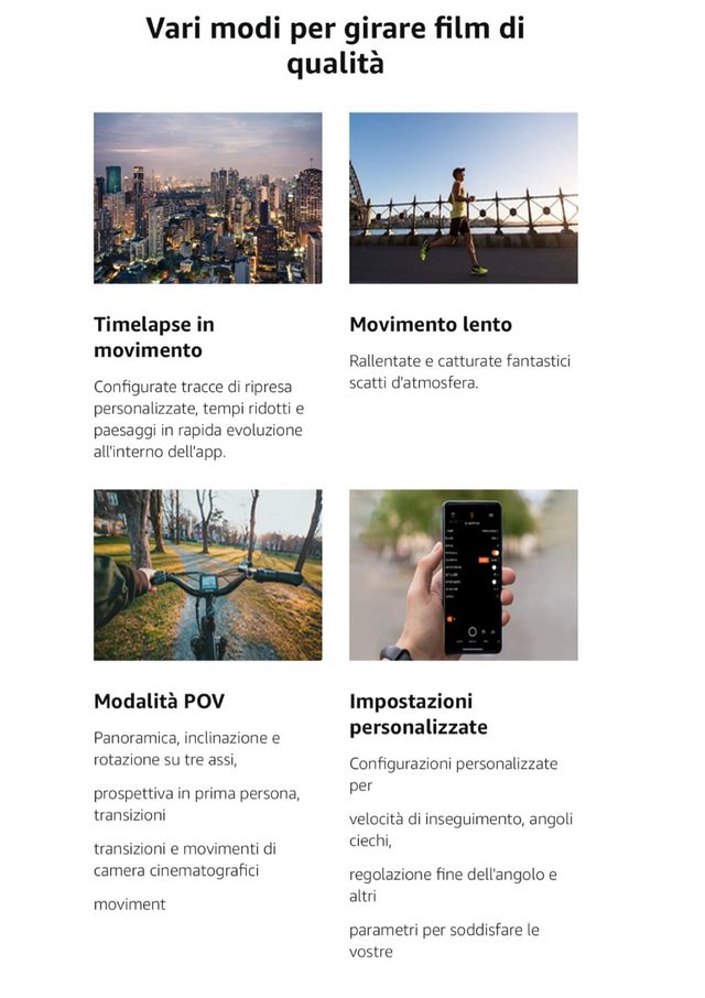 Stabilizzatore per smartphone